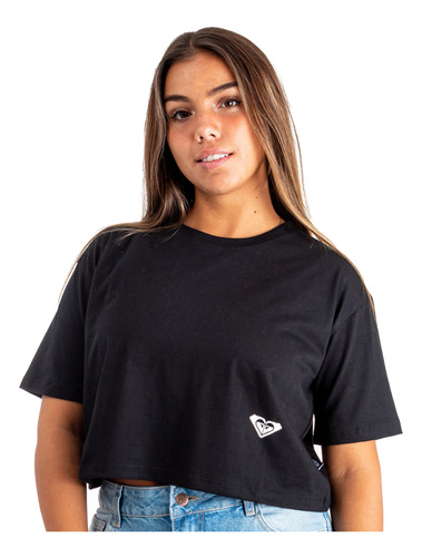 Remera Mc Roxy Heart (neg) Roxy