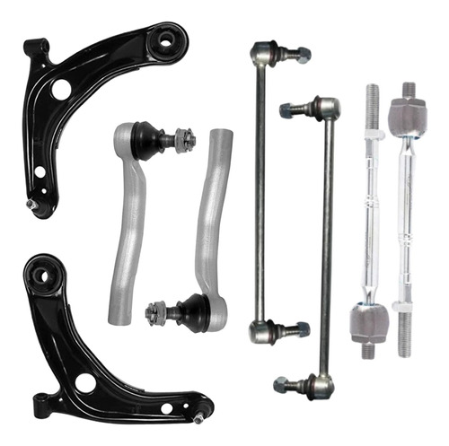 Kit Bandeja Inf+axial+terminal+bieleta Toyota Yaris 2009 1,5