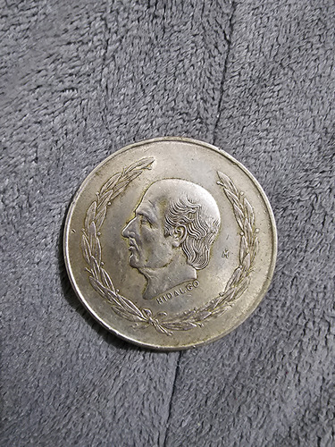 Moneda 5 Pesos Plata 1953 Excelente Condicion