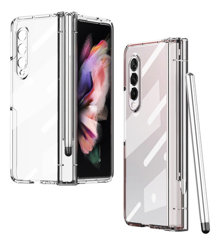 Funda De Bisagra Para Samsung Galaxy Z Fold3 5g Con Lápiz Ca