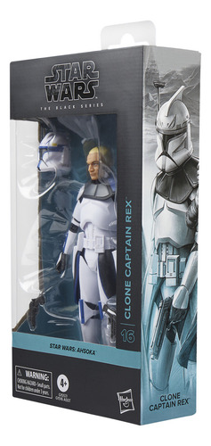 Star Wars The Black Series, Clone Captain Rex, Figura De Acción (15 Cm)