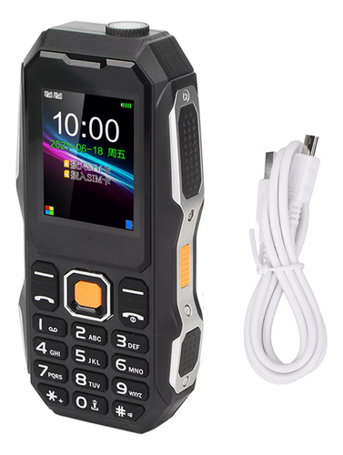 Teléfono Móvil Celular De Uso Rudo, Linterna, 1.8 Pulgadas