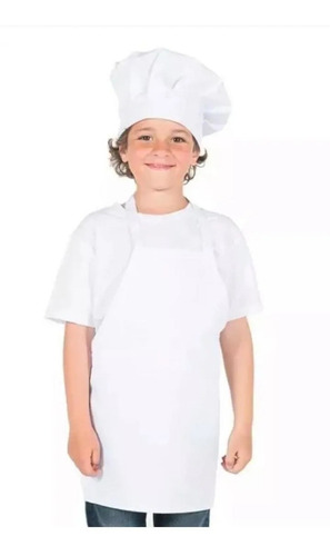 Oferta 2 Mini Chef (mandil Y Gorro) Tallas 4-6-8-10-12-14-16