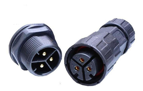 Conector M25-3p De Montaje, Mxcbx-008, 20pzas, Hembra Y Mach