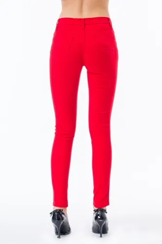 Pantalon De Gabardina Skinny Para Mujer Scandia 2500