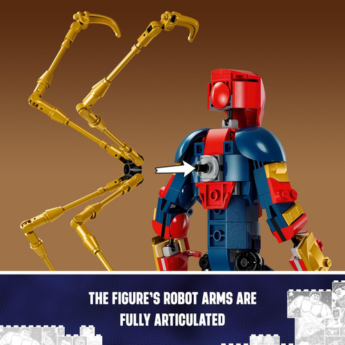 Figura De Construcción Lego Marvel Iron Spider-man 76298