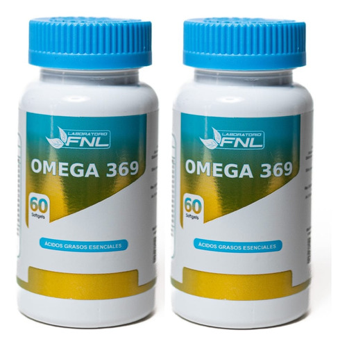 Triple Omega 3-6-9 2 Fcos 120 Cap 1.000mg. Epa - Dha - Vit E