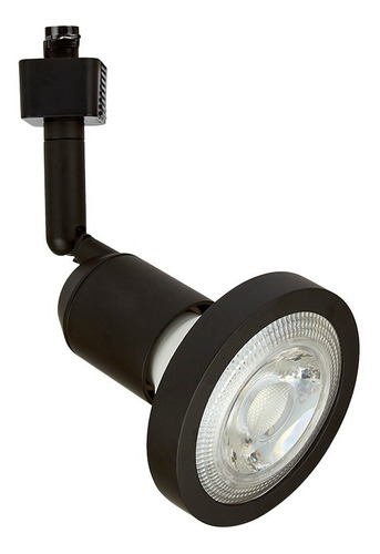 Lámpara Riel Color Negro, Interior, Dirigible, Base Par30