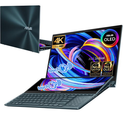 Imagen 1 de 9 de Asus Zenbook Pro Duo 15 Oled 4k Touch I7 16gb 1tb Rtx3070