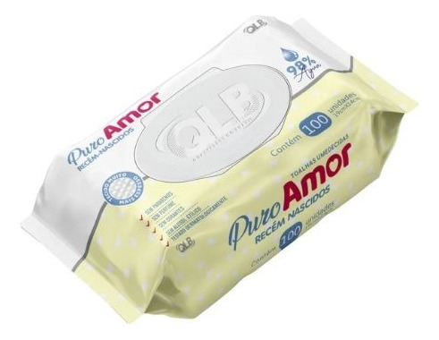 Kit 2 Toalha Umedecidos Rn Infantil 98% Água Qualybless