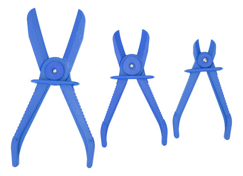 Pinzas Para Mangueras De Plástico Blue Pipe, 3 Unidades, Her