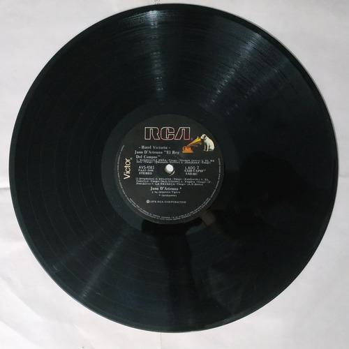 Música Disco Vinilo, Juan D'arienzo El Rey Del Compas, P10. (Usado)