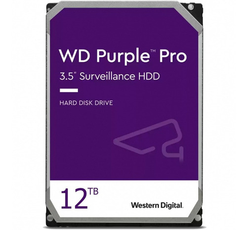 Disco Duro Videovigilancia Western Digital Wd Purplepro 12tb