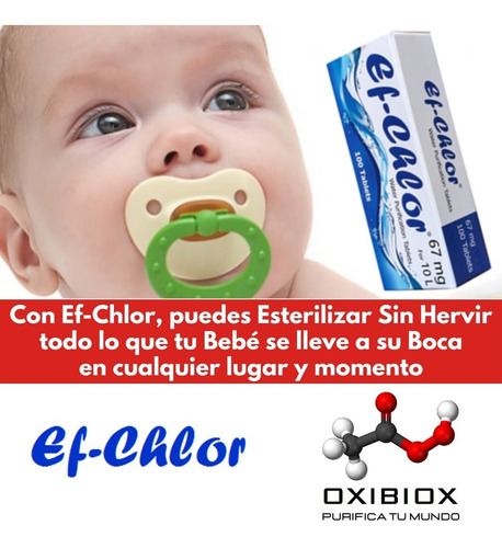 Imagen 10 de 10 de Tabletas Purificadoras Ef-chlor 67mg. Hasta 20l De Agua