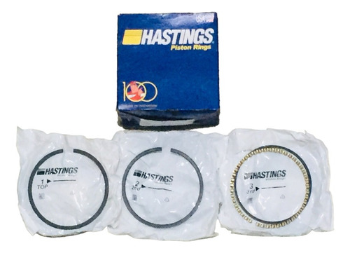 Anillos Hastings Chevrolet 350 / Ford 302 A 040 (1.00 Mm)