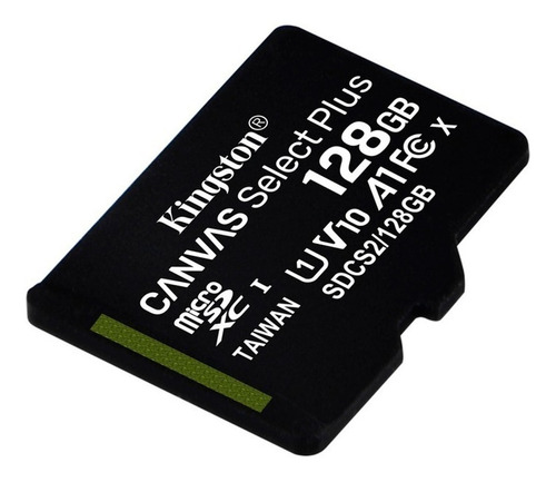 Imagen 1 de 7 de Microsd 128gb Kingston Memoria Canvas Plus 100 Mbs Clase 10