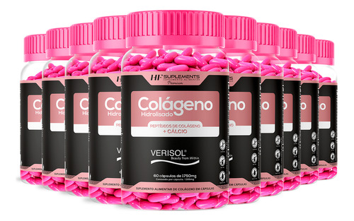 Kit-atena Colageno Verisol Hf Suplements 500mg 6x120caps