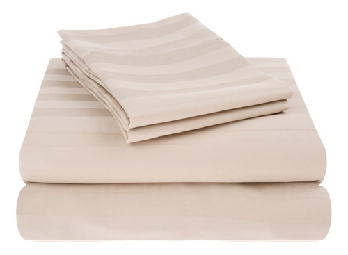 Juego De Sabanas Matrimonial Soft Beige Envio Gratis