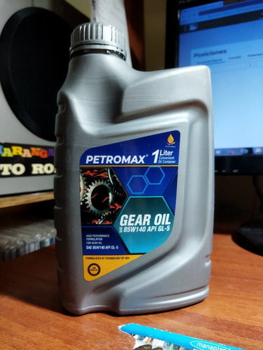 Imagen 2 de 2 de Petromax - Gear Oil 85w 140 Api Gl 5 (caja Sincronica)
