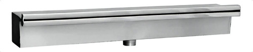 Cascata De Embutir 45cm P/ Piscina Cano 50mm Aço Inox Evald