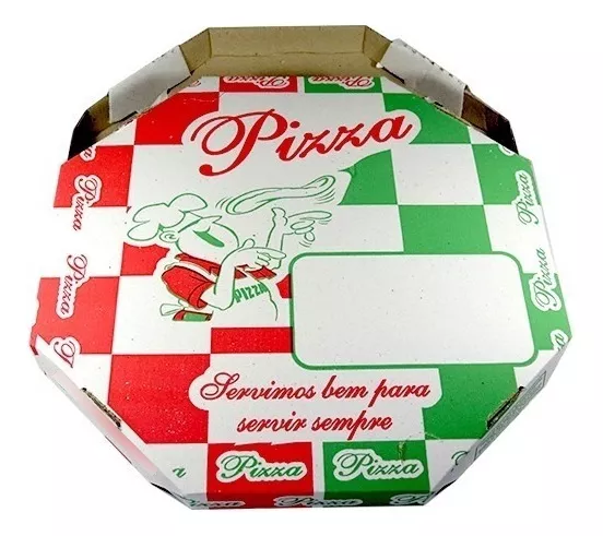 Primeira imagem para pesquisa de caixa de pizza oitavada em branco r 0 79 cada