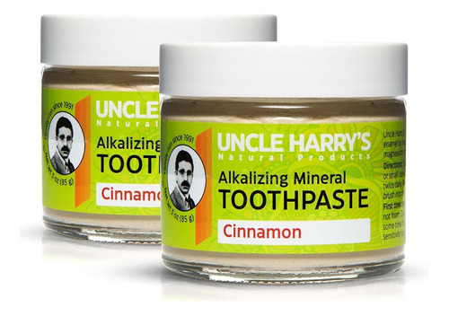 ~? Uncle Harry's Pack Of 2 Cinnamon Remineralizing Toothpast