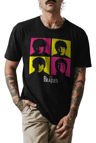 Polo Personalizado Banda De Rock The Beatles 002