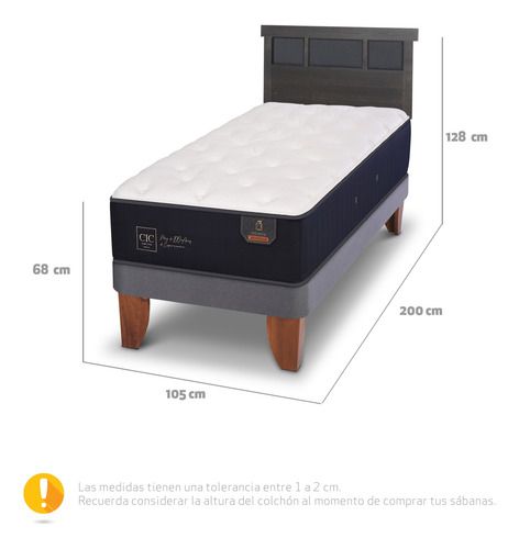 Cama Europea Azul