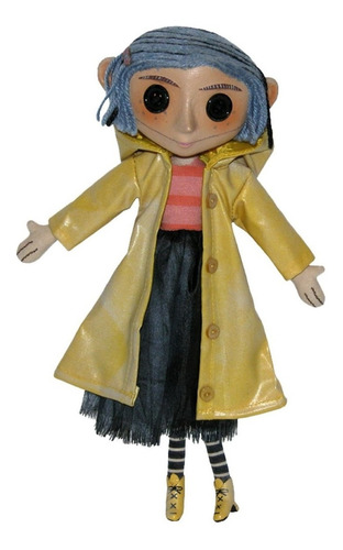 Neca - Coraline Doll Muñeca Ojos De Boton 25 Cm - Original 