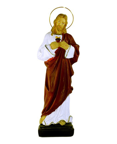 Imagen Sagrado Corazón De Jesús 29cm Pvc - Santería San Juan