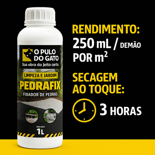 Fixador De Pedras Soltas 1l -pulo Dogato Pedra Fix Argamassa
