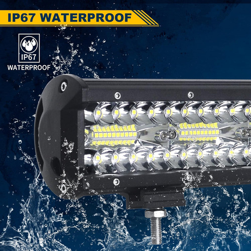 Auxtings Barra Led De 9 Pulgadas, 23 Cm, 180 W, Barra Led...