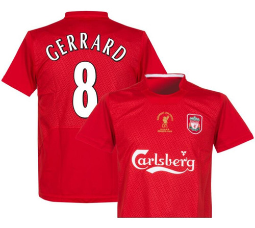 Estampado 8 Gerrard Liverpool Champions 2005