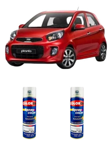 Spray Automotiva Signal Red Kia Beg + Verniz 300ml