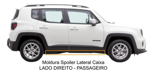 Moldura Spoiler Lateral Caixa Ar Direita Renegade 7092468