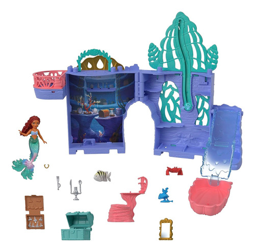 La Sirenita Escondite De Ariel Set De Juego Disney Mattel