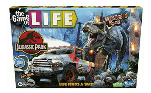 Hasbro Gaming The Game Of Life Jurassic Park Edition, Juego