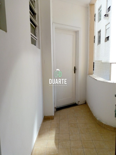 Imagem 4 de 22 de Apartamento Para Venda, Frente Mar, Vista Mar, 2 Quartos, 2 Banheiros, Sacada Lateral, Elevador, Garagem Vaga Coletiva, Praia Do Itararé, São Vicente - Ap01424 - 34180863