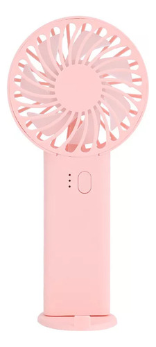 Ventilador portátil com carregamento USB ventilador pequeno Universal 12 Rosa