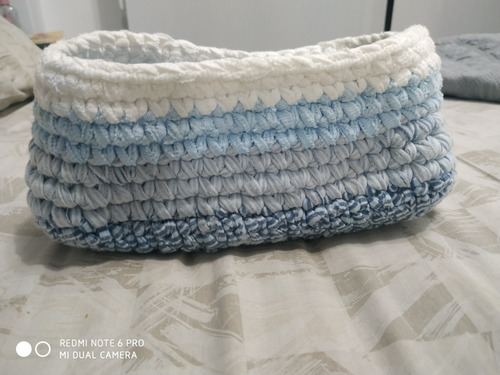 Porta Artículos De Bebé En Crochet 