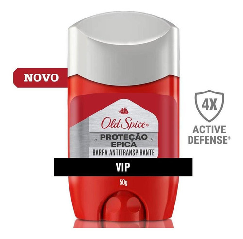Desodorante Em Barra Old Spice Proteção Épica Vip 50g