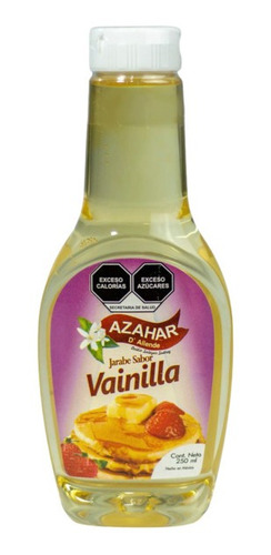 Jarabe Sabor Vainilla Azahar D' Allende 250ml