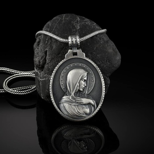 Imagen 2 de 6 de Collar Con Colgante De Medalla De La Marca Star Para Hombres