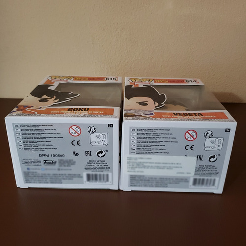 Funko Pop! Dragon Ball Z Goku #615 Y Vegeta #614 Originales (Usado)