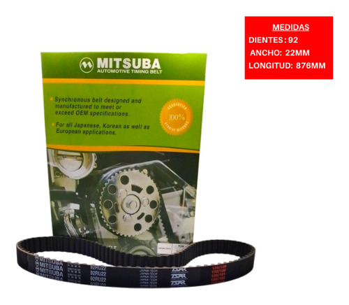 Correa Tiempo Compatible Hyundai Lantra  1.5 1996 2000