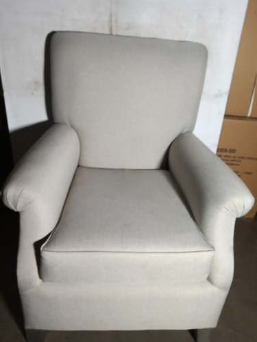 Sillon 1 Cuerpo Berger Chenille Gris Outlet