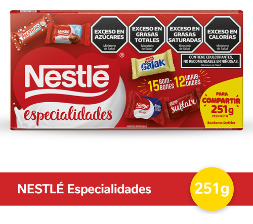 Bombones Nestlé Especialidades 251gr - Nestlé Oficial