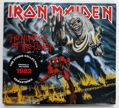 Cd - Iron Maiden The Number Of The Beast { 1982 } Remastered