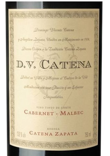 Dv Catena Cabernet Malbec 2017 - Devoto - Solo Por Caja