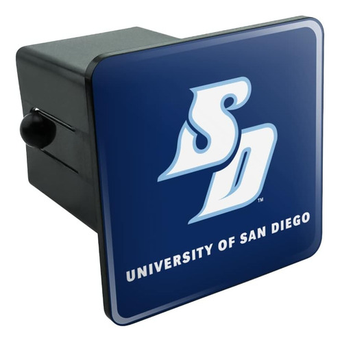 University Of San Diego Primary Logo Tow Trailer Hitch Cover